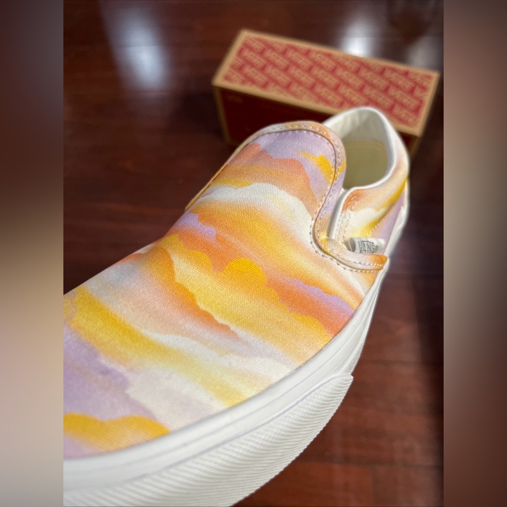 Womens 7.5 Vans Classic Slip On Festival Dream Sneaker Shoe Low Top New HALF BOX - Picture 10 of 16